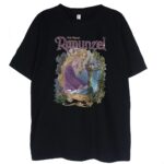 czarna koszulka roszpunka disney