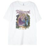 biała koszulka roszpunka disney