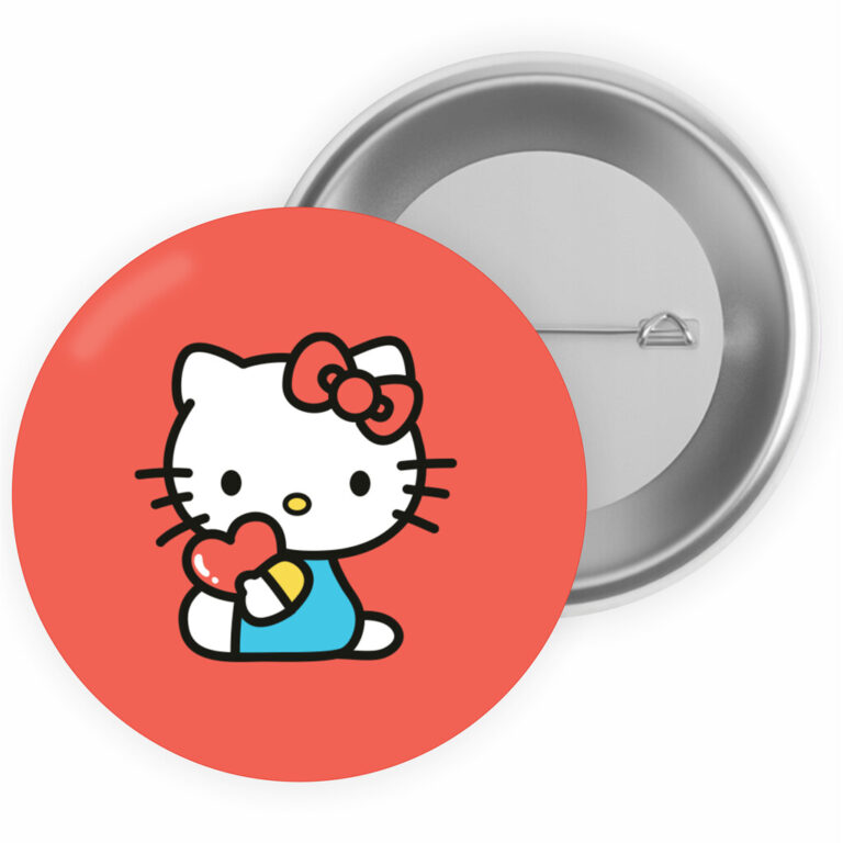 Przypinka Hello Kitty Heart