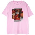 różowa koszulka ariana grande yes and