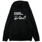 czarna bluza z kapturem ariana grande black przód