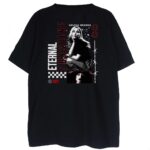 czarna koszulka ariana grande eternal sunshine black tył