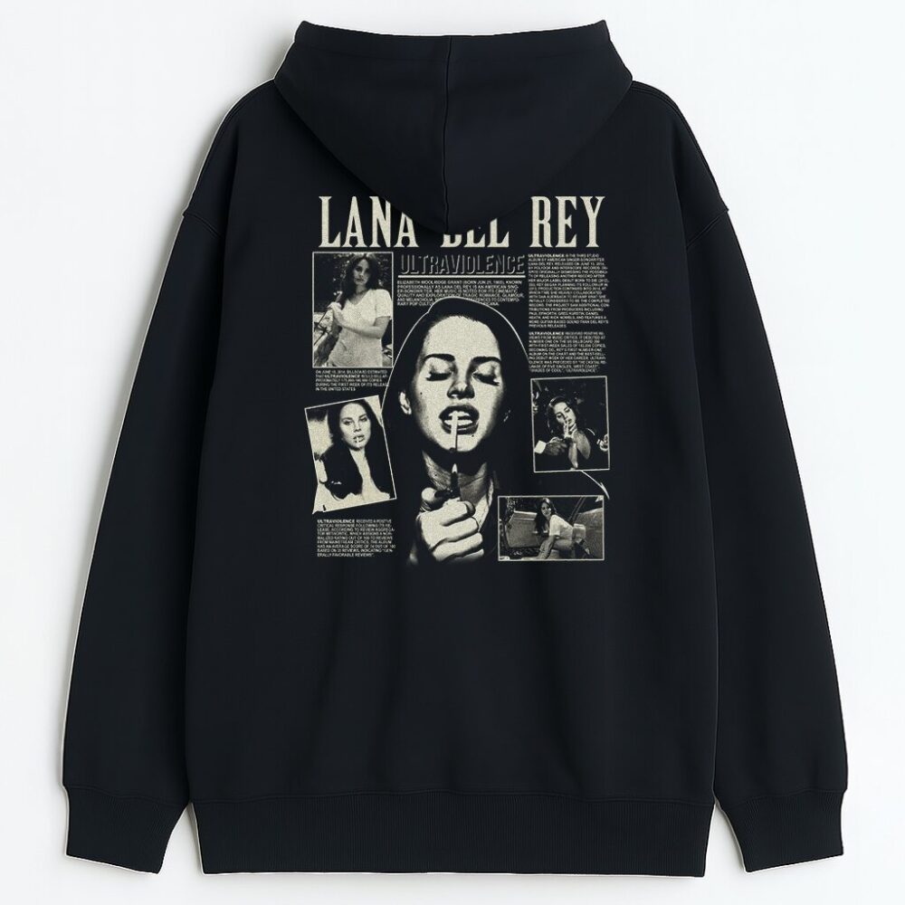 Dwustronna bluza z kapturem Lana Del Rey Ultraviolence — zdjęcie 3