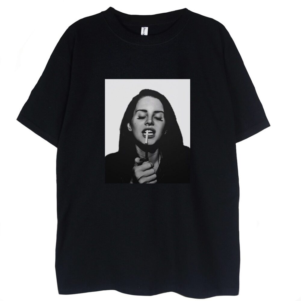 t-shirt Lana Del Rey Smoke