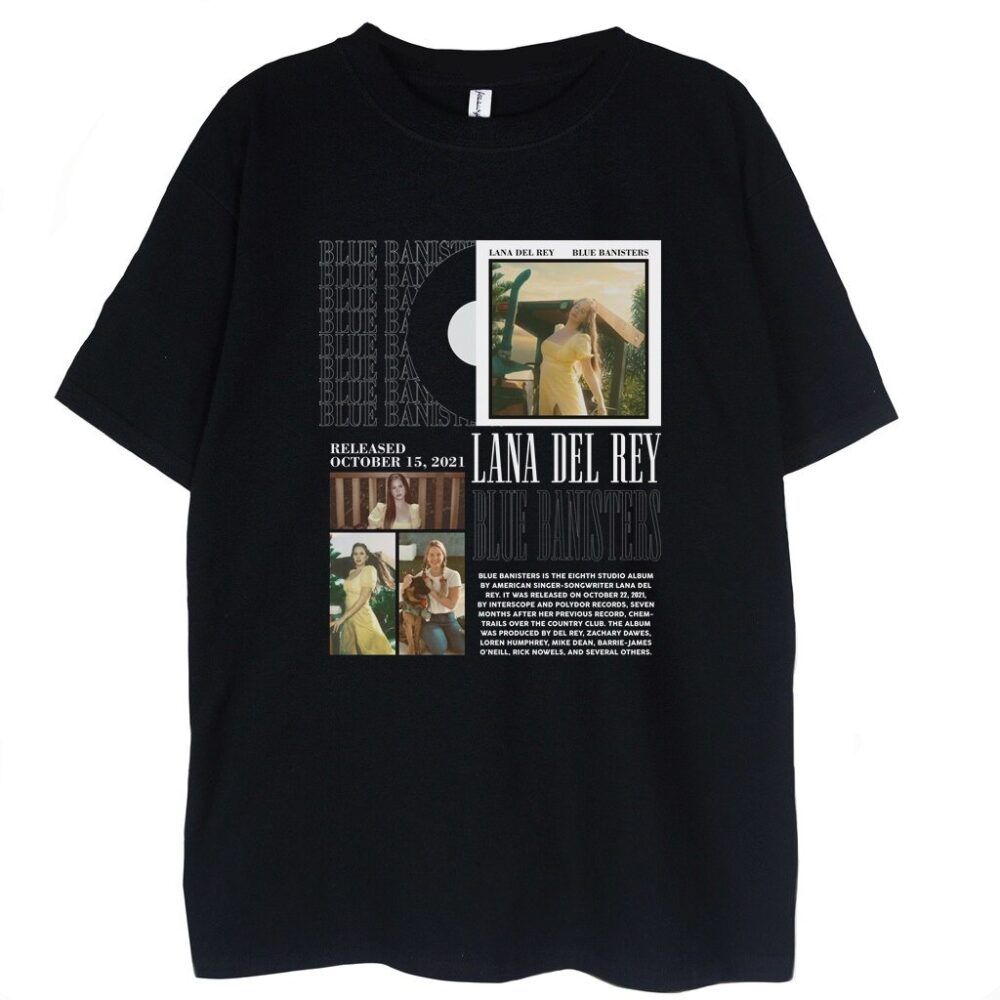 t-shirt Lana Del Rey Blue Banister