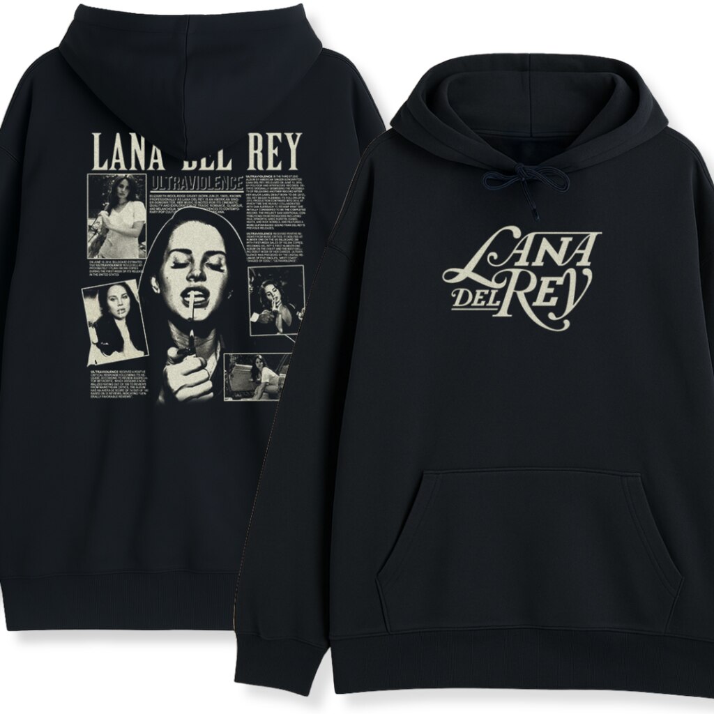 Bluza Lana Del Rey Ultraviolence z nadrukiem z przodu i tyłu