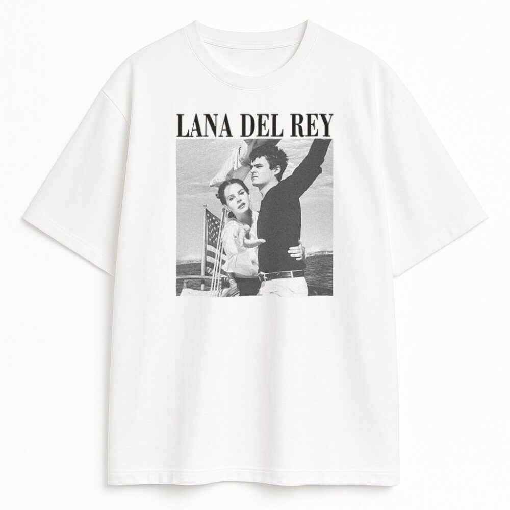Biała koszulka T-shirt Lana Del Rey Norman Fucking Rockwell