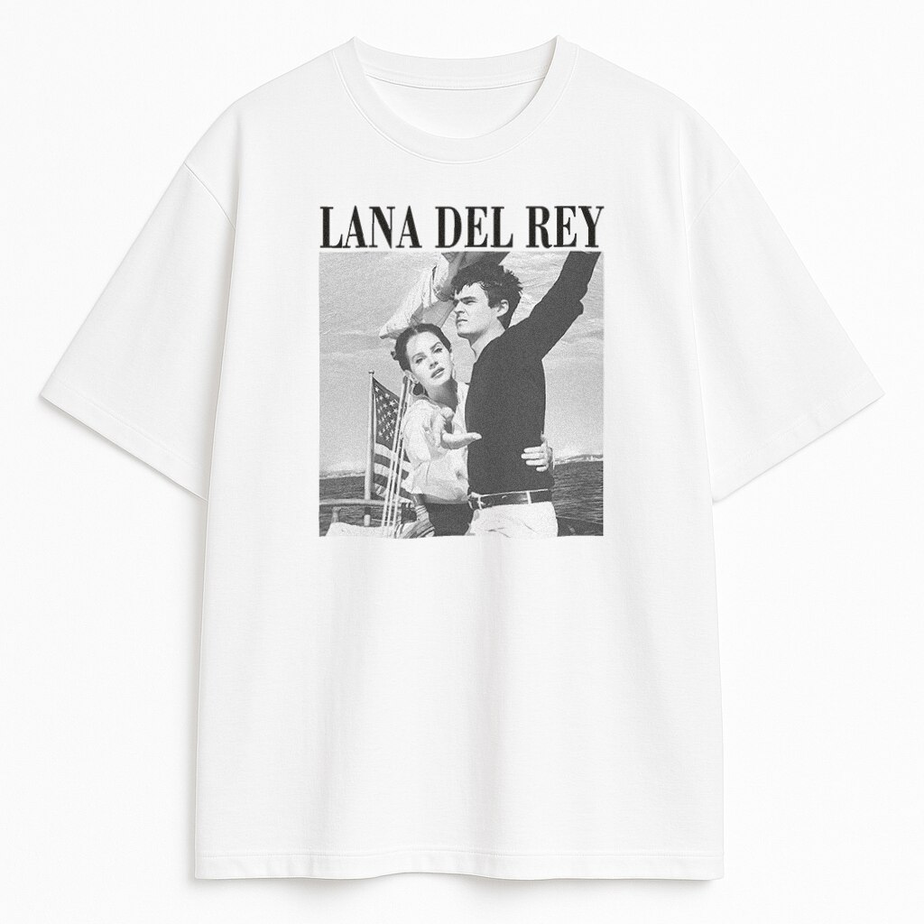 Biała koszulka T-shirt Lana Del Rey Norman Fucking Rockwell
