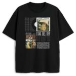 T-shirt Lana Del Rey Blue Banisters z klimatycznym nadrukiem vintage inspirowanym albumem