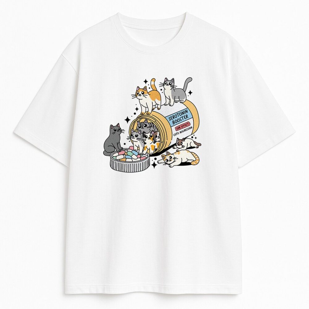 T-shirt Cat Pills — zdjęcie 3