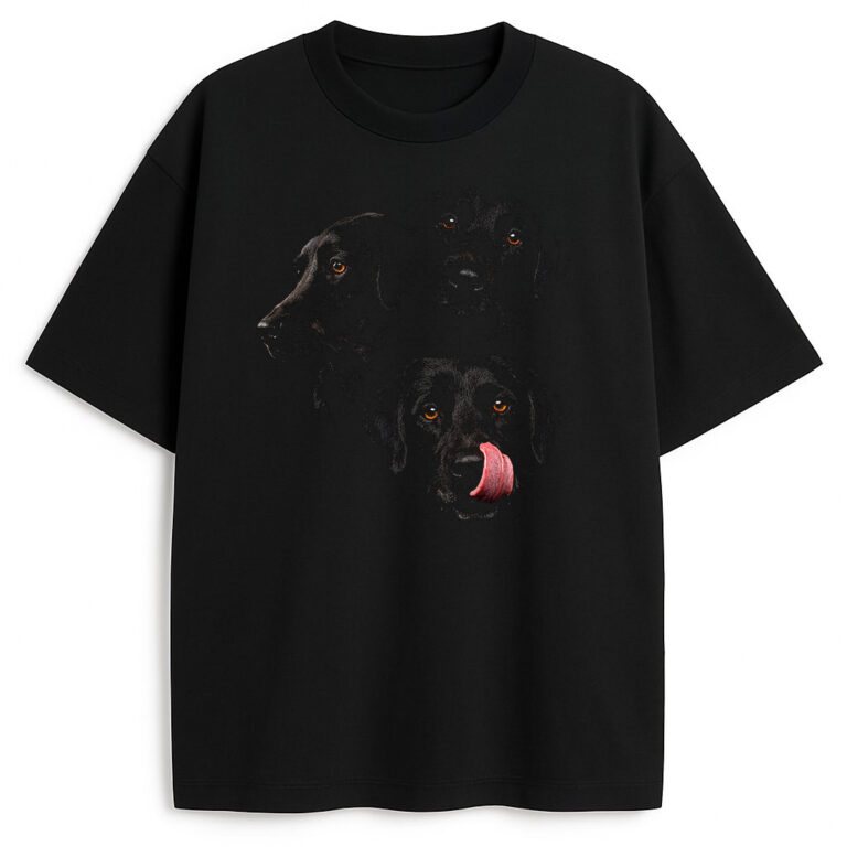 T-shirt Black Dogs