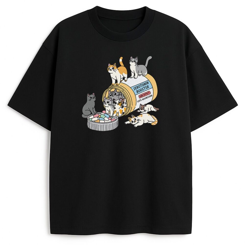 T-shirt Cat Pills — zdjęcie 4