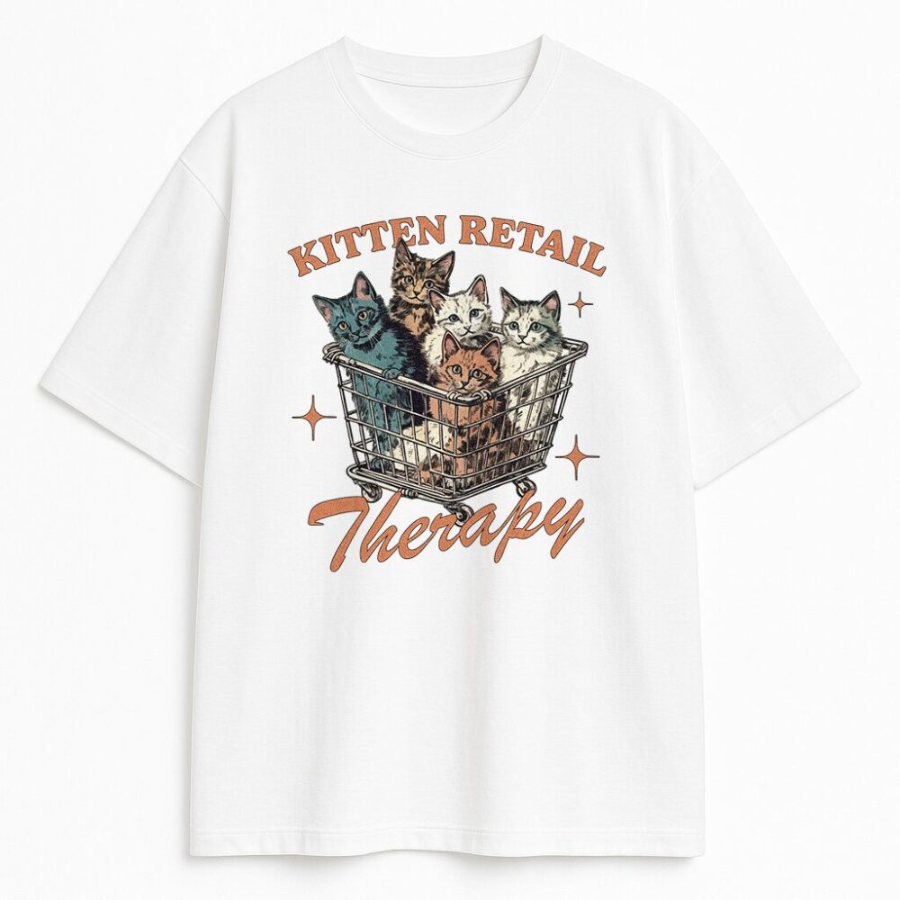 T-shirt Kitten Therapy — zdjęcie 4