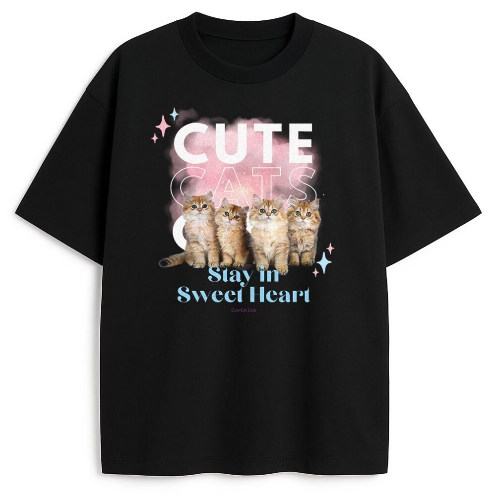 T-shirt Cute Cats Club — zdjęcie 3
