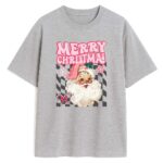 t-shirt Santa Black - obrazek 2