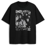 T-shirt Stray Kids Oldschool czarny – retro merch z grafiką STAY