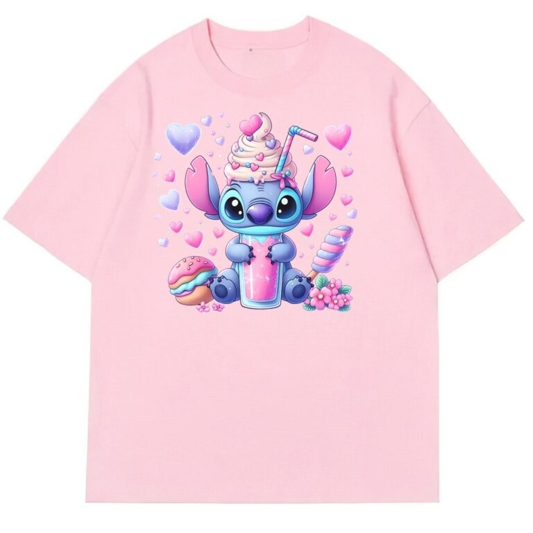 T-shirt Stitch Cute Shake