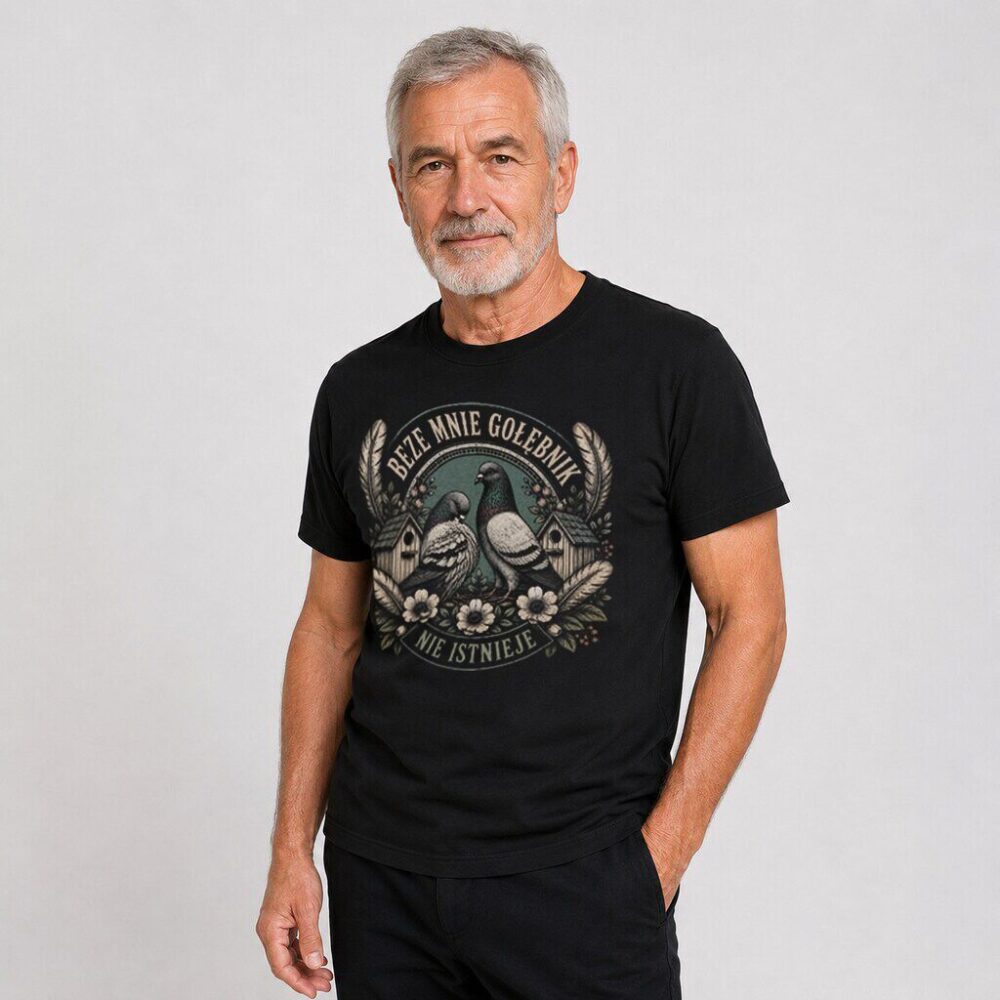T-shirt Beze Mnie Gołębnik Nie Istnieje — zdjęcie 3