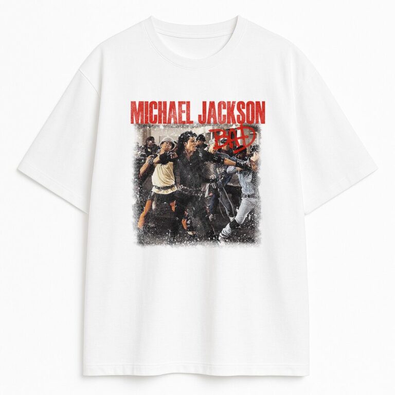 T-shirt Michael Jackson Bad Vintage