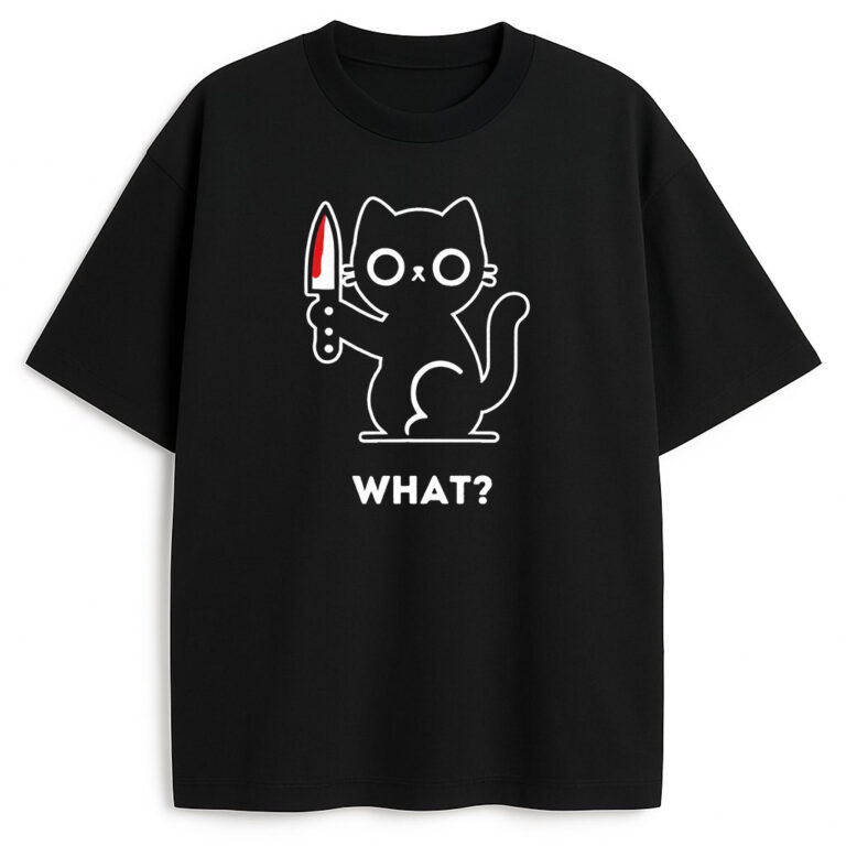 T-shirt What Cat