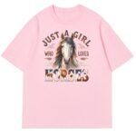 t-shirt Just A Girl Who Loves Horses - obrazek 2