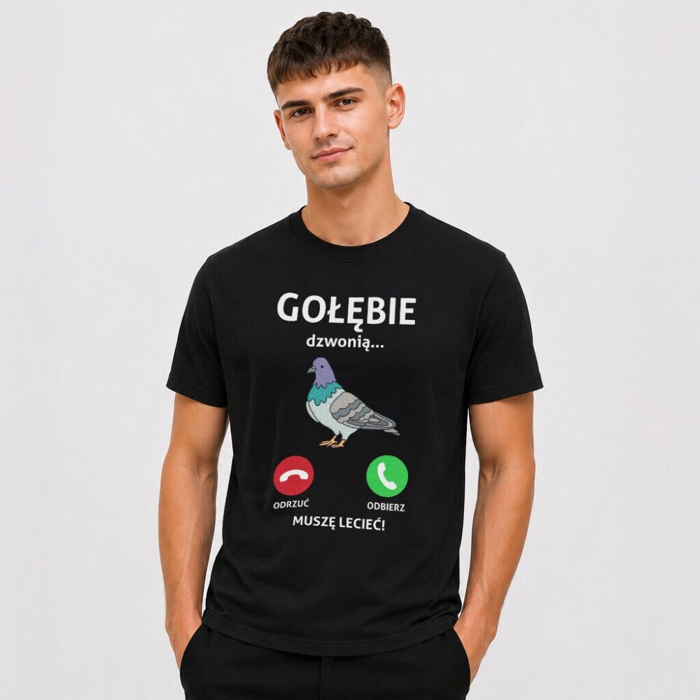 T-shirt Gołębie Dzwonią Muszę Lecieć — zdjęcie 6