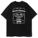 czarna koszulka przód jack daniels najlepszy gołębiarz