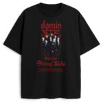 T-shirt Stray Kids Domin czarny – koncertowy styl