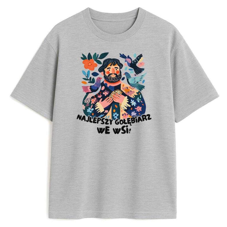 T-shirt Najlepszy Gołębiarz We Wsi Folk