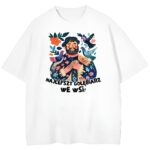 biała koszulka przód najlepszy gołębiarz we wsi folk