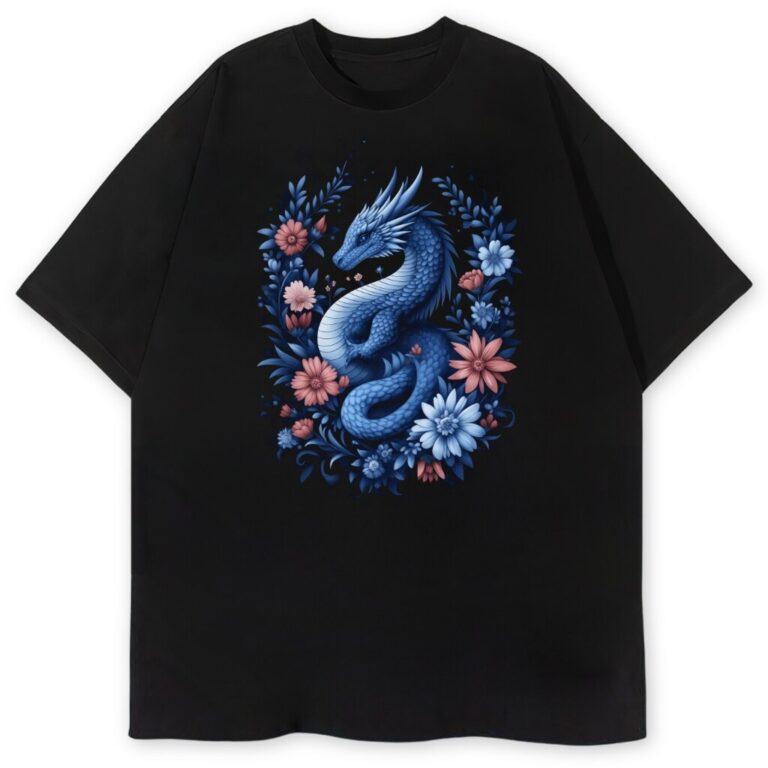 T-shirt Blue Dragon