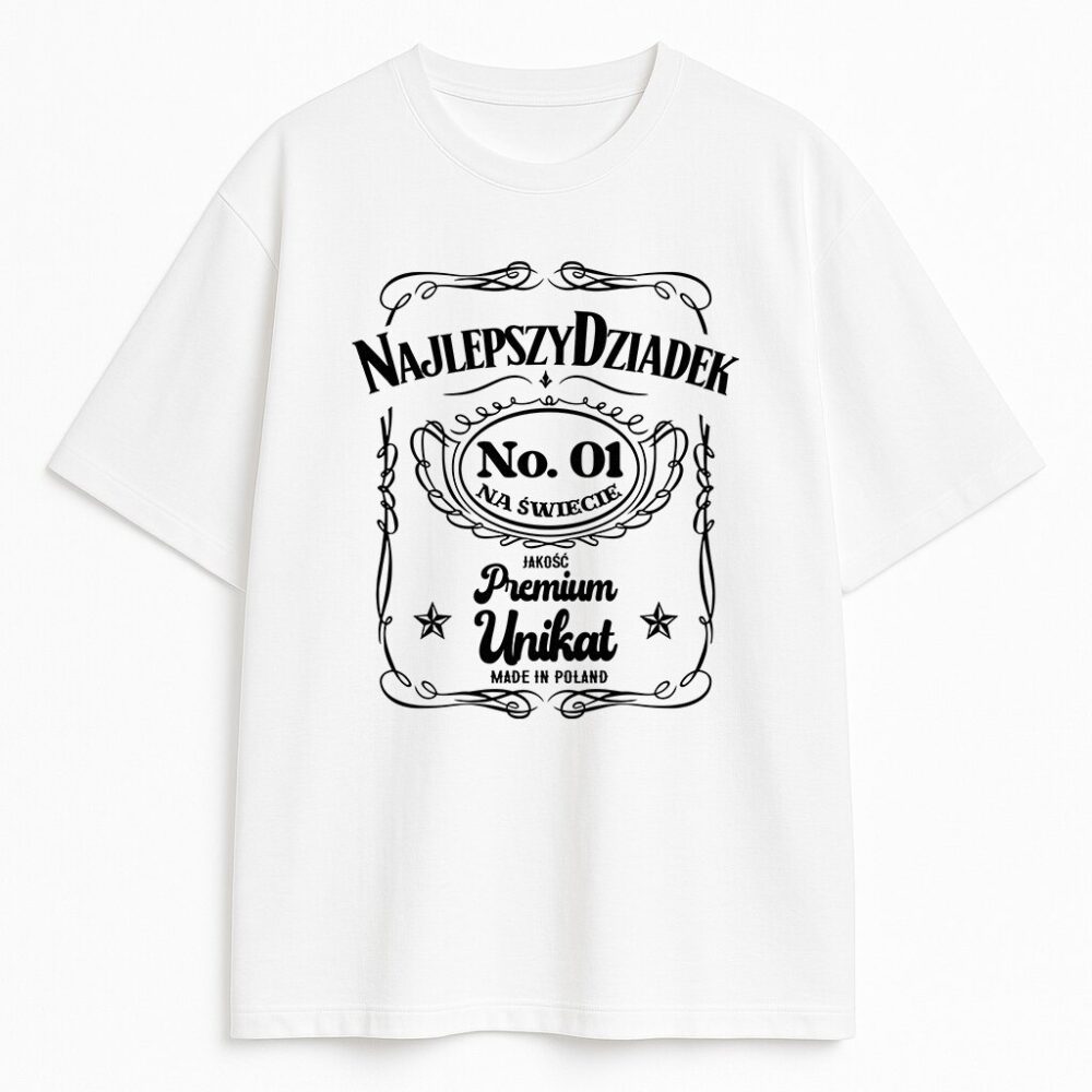 T-shirt Najlepszy Dziadek Premium — zdjęcie 3