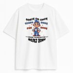 Biała koszulka Robię co Chcę z zabawnym napisem o żonie