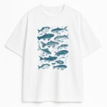 t-shirt Rybki