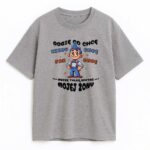 Szara koszulka Robię co Chcę z humorystycznym napisem