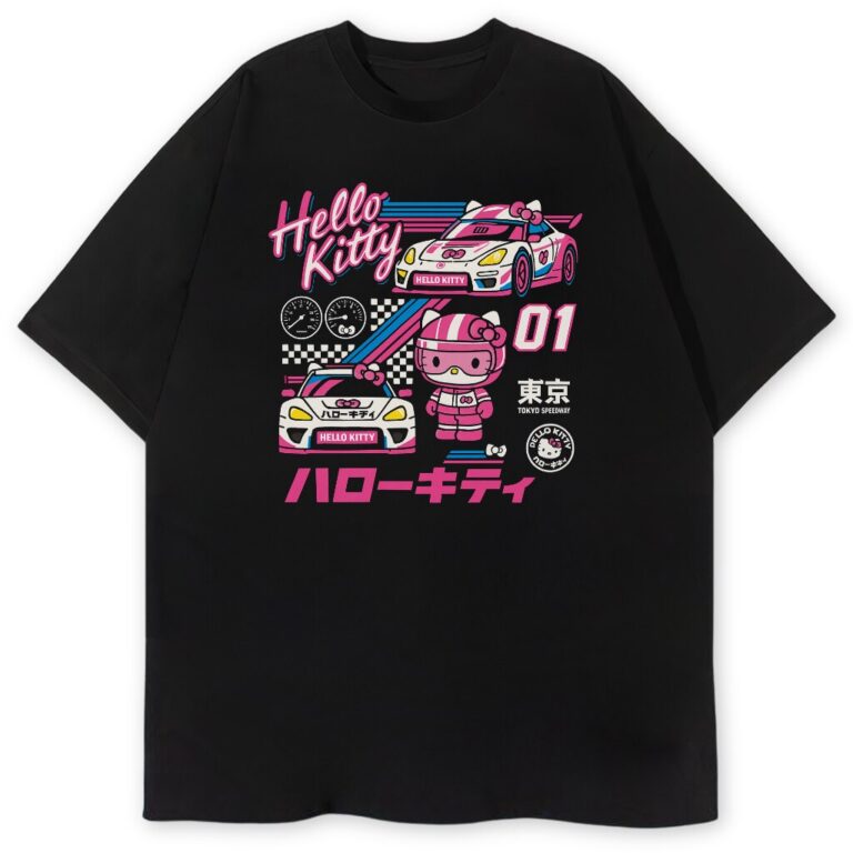T-shirt Hello Kitty Tokyo Speed Pink