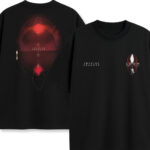 Dwustronna koszulka Imagine Dragons Circles z grafiką trasy koncertowej LOOM