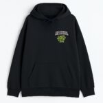 Bluza Imagine Dragons Loomy Dragon czarna przód – unisex hoodie z małym nadrukiem Loom World Tour 2025 na piersi