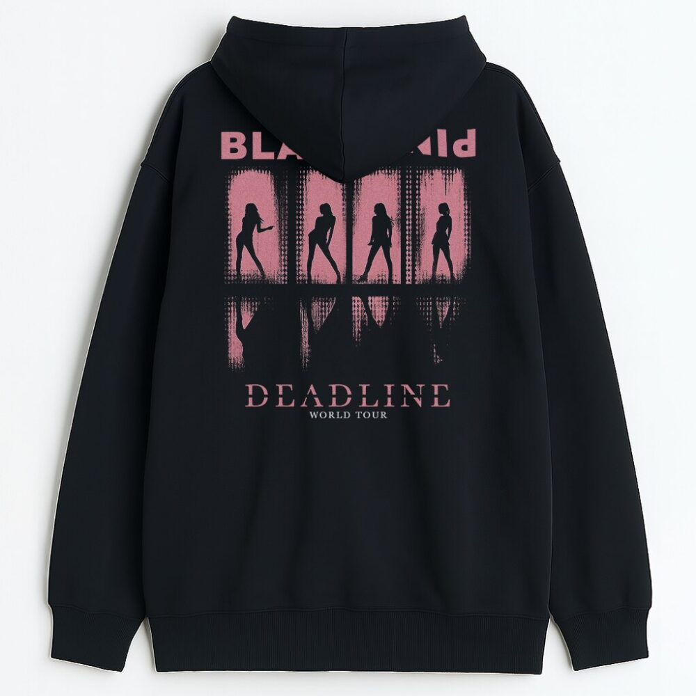 Dwustronna bluza z Kapturem Blackpink Deadline — zdjęcie 3