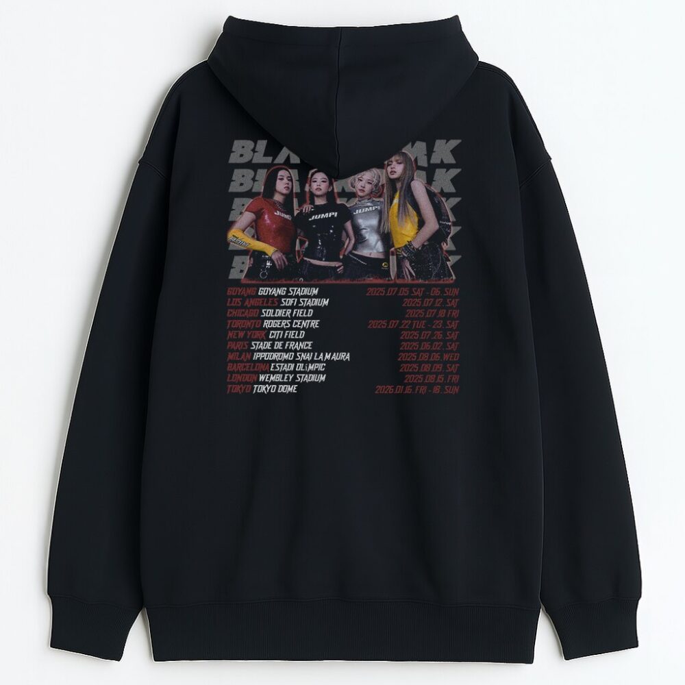 Bluza z kapturem Blackpink Jump World Tour — zdjęcie 3
