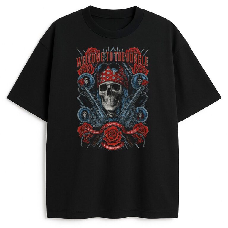 T-shirt Guns N' Roses Welcome To The Jungle
