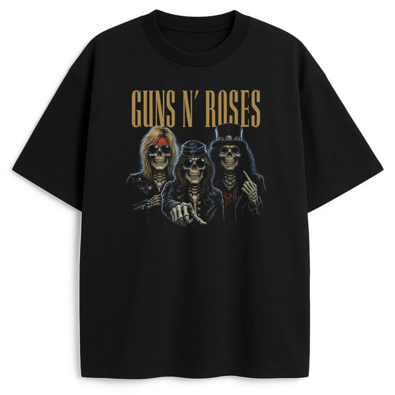 T-shirt Guns N' Roses Trio
