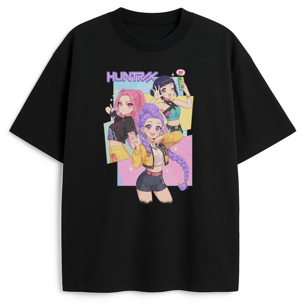 T-shirt K-pop Demon Hunters Anime Pastel — zdjęcie 3