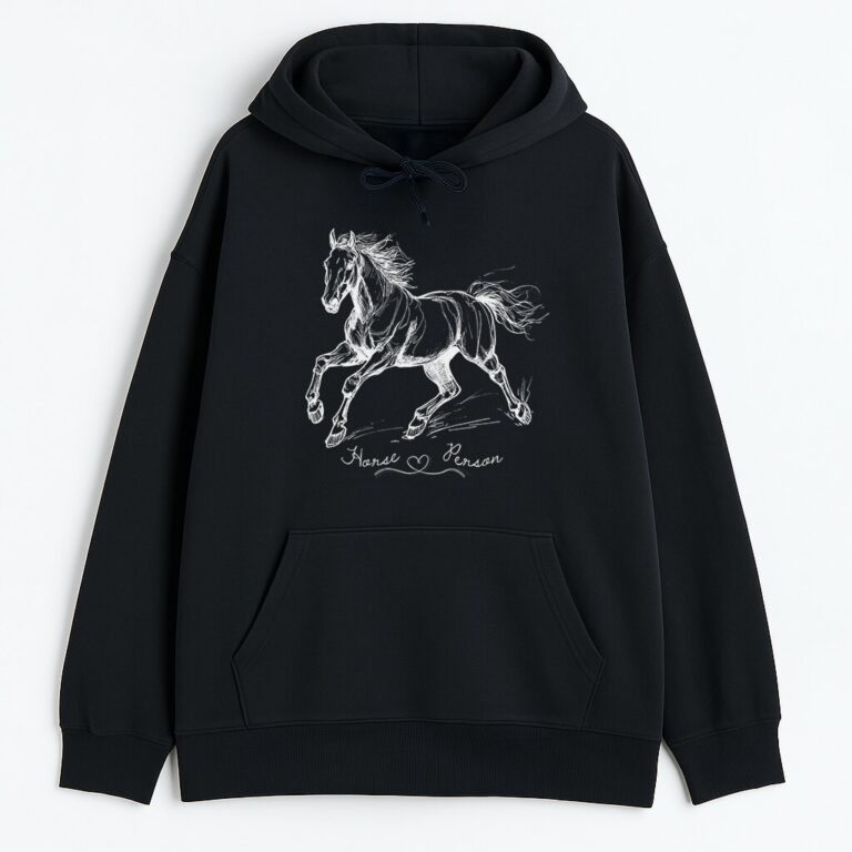 Bluza z kapturem Horse Person