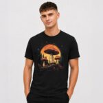 T-shirt Night Mushrooms - obrazek 3