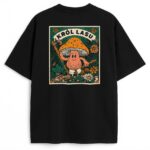 T-shirt Król Lasu - tył czarny