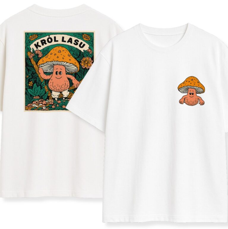 T-shirt dwustronny Król Lasu Cartoon