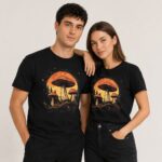 T-shirt Night Mushrooms - obrazek 2
