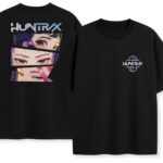 t-shirt dwustronny Kpop Demon Hunters Huntrix Eyes - obrazek 2