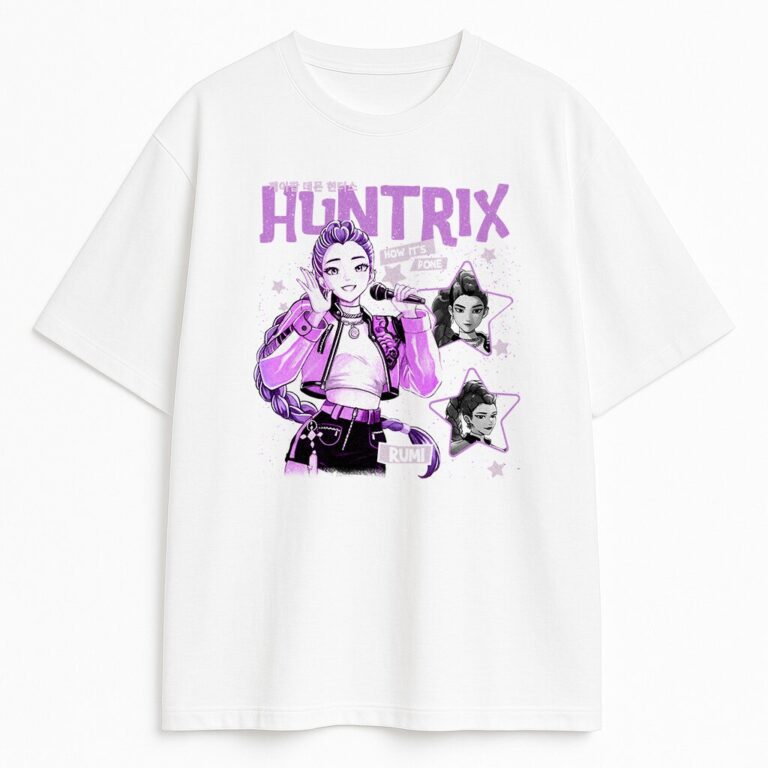 T-shirt Kpop Demon Hunters Rumi Stars